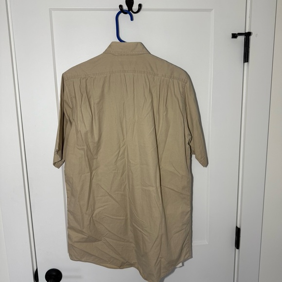 Vintage L.L. Bean Men's Short Sleeve Utility Button Down Shirt. Made in USA. - Picture 4 of 6